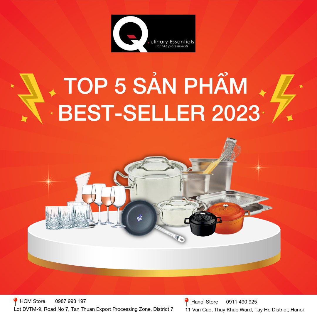 TOP 5 BEST SELLING PRODUCTS AT Q.ULINARY ESSENTIALS 2023