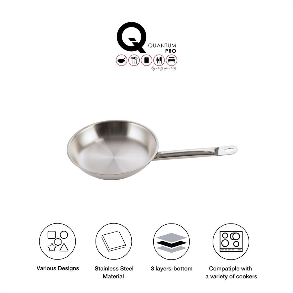 QUANTUM PRO FRYING PAN SS 240XH45MM