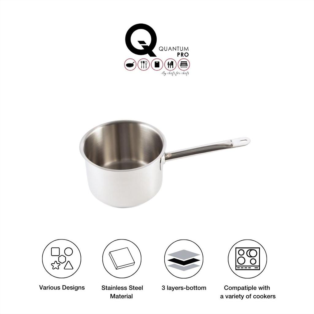  QUANTUM PRO SAUCEPAN HIGH SS 0.75L 120XH80MM