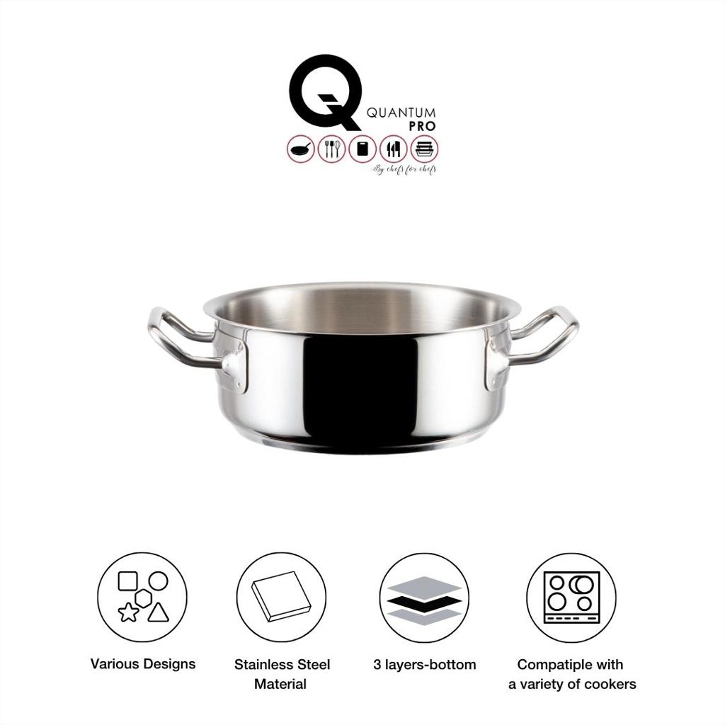 QUANTUM PRO STOCKPOT HIGH SS 3L 180XH120MM